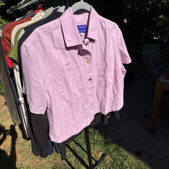 Madewell x Lisa Says Gah! Boxy Utility Shirt - Picture 1 of 4